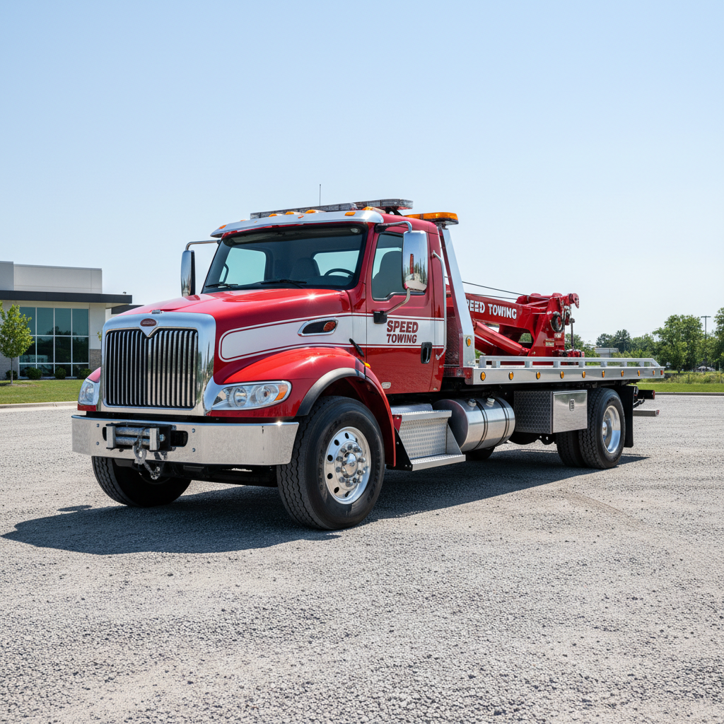 Remorquage à plateau